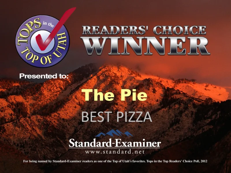 TOPS of Utah Readers Choice Best Pizza &mdash; 2012